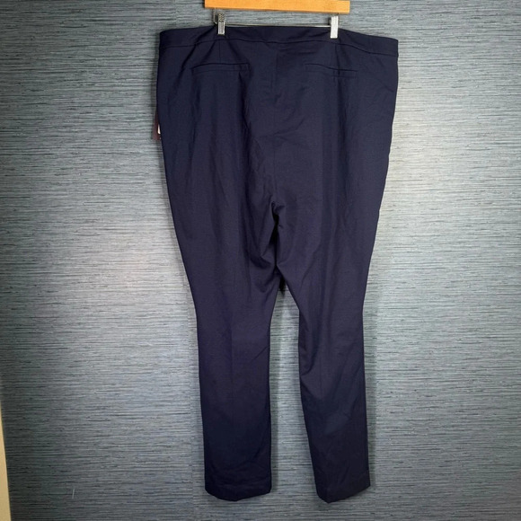 NYDJ slim trouser Navy Blue 26w NWT - Picture 3 of 9